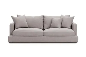Long Beach 3 Seat Sofa, Grey, by Lounge Lovers by Lounge Lovers, a Sofas for sale on Style Sourcebook