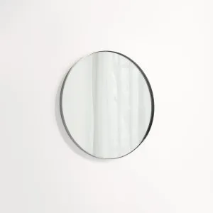 Round Mirror 600mm - Brushed Gunmetal by ABI Interiors Pty Ltd, a Mirrors for sale on Style Sourcebook