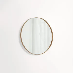 Round Mirror 600mm - Brushed Copper by ABI Interiors Pty Ltd, a Mirrors for sale on Style Sourcebook