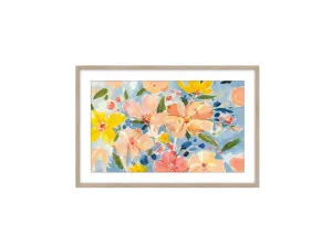 Summer Flower Framed Wall Art 120cm x 80cm by Luxe Mirrors, a Artwork & Wall Decor for sale on Style Sourcebook