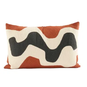 Fylix Wool/Linen Cushion - Rust by Eadie Lifestyle, a Cushions, Decorative Pillows for sale on Style Sourcebook