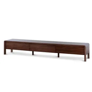 Ex Display - Amparo 2.2m TV Entertainment Unit - Walnut by Interior Secrets - AfterPay Available by Interior Secrets, a Entertainment Units & TV Stands for sale on Style Sourcebook