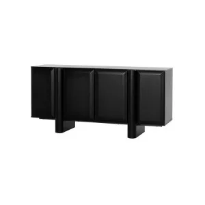Ariyah 1.6m Sideboard Unit - Full Black by Interior Secrets - AfterPay Available by Interior Secrets, a Sideboards, Buffets & Trolleys for sale on Style Sourcebook