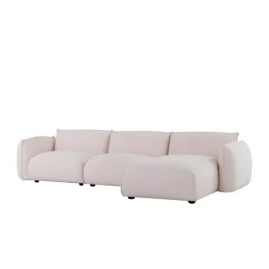 Ferrell 3 Seater Right Chaise Sofa - Beige by Interior Secrets - AfterPay Available by Interior Secrets, a Sofas for sale on Style Sourcebook