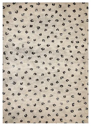 Candice Beige Leopard Animal Pattern Rug by Miss Amara, a Kids Rugs for sale on Style Sourcebook