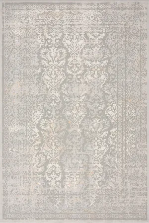 Aylin Cream Ivory And Grey Traditional Floral Rug by Miss Amara, a Persian Rugs for sale on Style Sourcebook