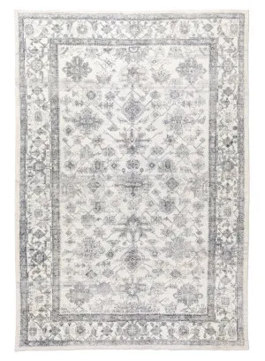 Calliope Grey and Ivory Distressed Washable Rug by Miss Amara, a Contemporary Rugs for sale on Style Sourcebook
