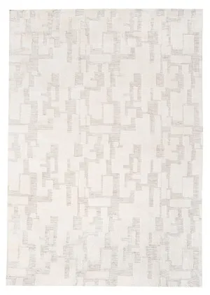 Jessie Ivory Cream Abstract Textured Rug by Miss Amara, a Other Rugs for sale on Style Sourcebook