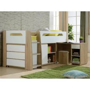 Charlie Midi Sleeper with Pull-out Desk, Single by Bailey Street, a Kids Beds & Bunks for sale on Style Sourcebook