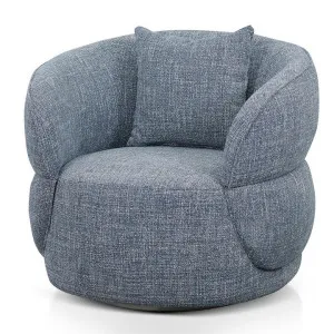 Hostine Fabric Armchair, Moss Blue by Conception Living, a Chairs for sale on Style Sourcebook