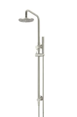 Round Twin Shower 200 Brushed Nickel by Meir, a Shower Heads & Mixers for sale on Style Sourcebook