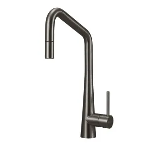 Essente Sink Mixer Pull Out/Pull Down Square 261 Gun Metal by Oliveri, a Laundry Taps for sale on Style Sourcebook