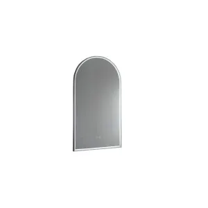 Arch LED Mirror 500X900 Gun Metal by Remer, a Vanity Mirrors for sale on Style Sourcebook