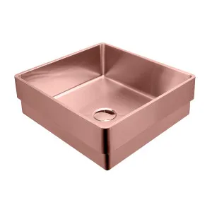 Milan Vessel Basin NTH Stainless Steel 400X370 Copper by Oliveri, a Basins for sale on Style Sourcebook
