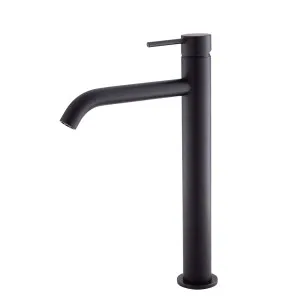 Kaya Vessel Basin Mixer Matte Black by Fienza, a Bathroom Taps & Mixers for sale on Style Sourcebook