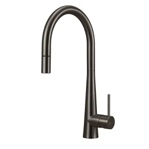 Essente Sink Mixer Pull Out/Pull Down Gooseneck 261 Gun Metal by Oliveri, a Laundry Taps for sale on Style Sourcebook