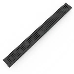 Builders CFG Grate Square Black 800mm fixed/out by Bella Vista, a Shower Grates & Drains for sale on Style Sourcebook