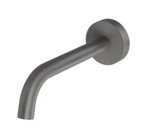 Vivid Slimline Plus Basin Outlet Curved 180 Gun Metal by PHOENIX, a Bathroom Taps & Mixers for sale on Style Sourcebook