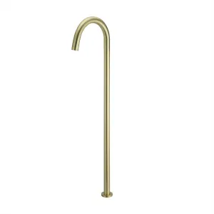 Round Floor Mounted Bath Mixer Curved Tiger Bronze by Meir, a Bathroom Taps & Mixers for sale on Style Sourcebook