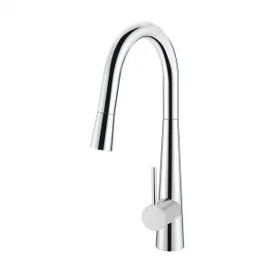 Round Sink Mixer Pull Out/Pull Down Gooseneck 234 Chrome by Meir, a Kitchen Taps & Mixers for sale on Style Sourcebook