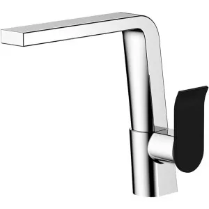 Lincoln Sink Mixer 230 Chrome/Black by Fienza, a Kitchen Taps & Mixers for sale on Style Sourcebook
