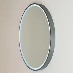 Sphere LED Mirror 810 Gun Metal by Remer, a Illuminated Mirrors for sale on Style Sourcebook