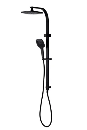 Monaco Twin Shower Matte Black by Oliveri, a Shower Heads & Mixers for sale on Style Sourcebook