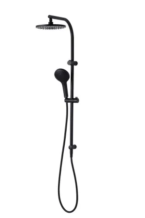 Rome Twin Shower Matte Black by Oliveri, a Shower Heads & Mixers for sale on Style Sourcebook