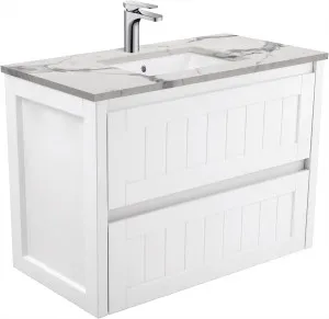 Hampton 900 Vanity Wall Hung Drawers Only with Basin & Solid Surface Top by Fienza, a Vanities for sale on Style Sourcebook