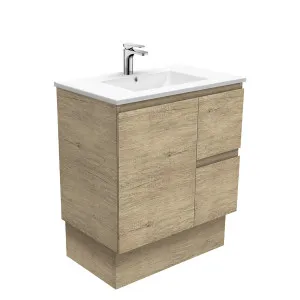 Edge 750 Vanity Kick Doors & Drawers with Ceramic BasinTop by Fienza, a Vanities for sale on Style Sourcebook