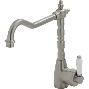 Eleanor Sink Mixer 226 Brushed Nickel by Fienza, a Laundry Taps for sale on Style Sourcebook