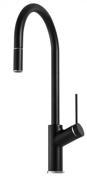 Vilo Sink Mixer Pull Out/Pull Down 210 Matte Black by Oliveri, a Kitchen Taps & Mixers for sale on Style Sourcebook