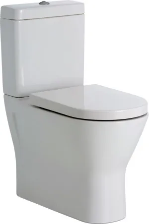 Resort Rimless Back To Wall Toilet Suite S Trap Gloss White by Fienza, a Toilets & Bidets for sale on Style Sourcebook