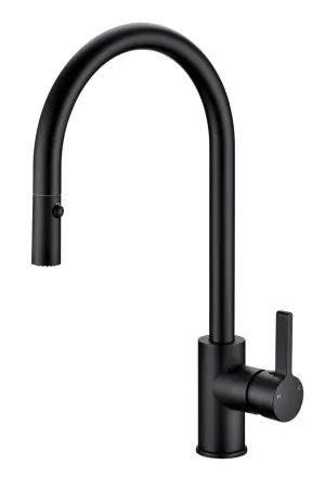 Otus Sink Mixer Pull Out/Pull Down 210 Matte Black by ACL, a Kitchen Taps & Mixers for sale on Style Sourcebook
