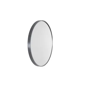Modern Round Framed Mirror 610 Gun Metal by Remer, a Vanity Mirrors for sale on Style Sourcebook