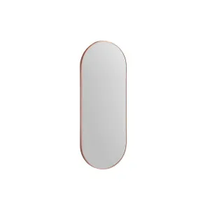 Modern Oblong Framed Mirror 460X1210 Rose Gold by Remer, a Vanity Mirrors for sale on Style Sourcebook
