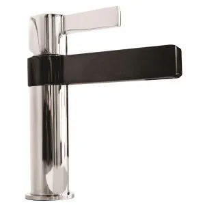 Martini Basin Mixer Chrome/Black by Jamie J, a Bathroom Taps & Mixers for sale on Style Sourcebook