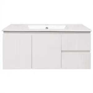Goulburn 900 Vanity Wall Hung Doors & Drawers with Ceramic Basin Top by Duraplex, a Vanities for sale on Style Sourcebook