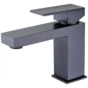 Suttor Basin Mixer Matte Black by ACL, a Bathroom Taps & Mixers for sale on Style Sourcebook