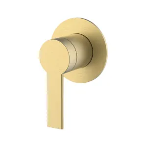 Lina Wall/Shower Mixer Brushed Gold by Haus25, a Bathroom Taps & Mixers for sale on Style Sourcebook