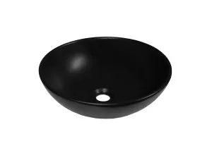 Solar Vessel Basin NTH Ceramic 400 Matte Black by ADP, a Basins for sale on Style Sourcebook