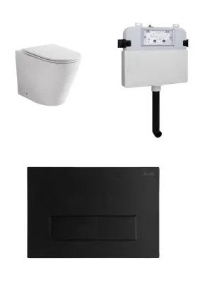 Java In-wall FS Suite S&P Square Metal Matte Black Button by Zumi, a Toilets & Bidets for sale on Style Sourcebook