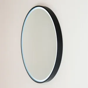 Sphere LED Mirror 610 Matte Black by Remer, a Illuminated Mirrors for sale on Style Sourcebook