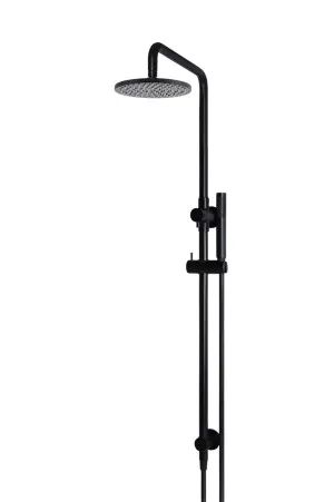 Round Twin Shower 200 Matte Black by Meir, a Shower Heads & Mixers for sale on Style Sourcebook