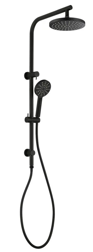 Lachlan Twin Shower Matte Black by ACL, a Shower Heads & Mixers for sale on Style Sourcebook