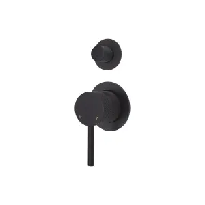 Axle Wall/Shower Mixer w Diverter Small Plate Matte Black by Fienza, a Shower Heads & Mixers for sale on Style Sourcebook