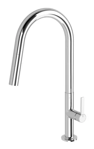 Lexi MkII Sink Mixer Pull Out/Pull Down Gooseneck 253 Chrome by PHOENIX, a Kitchen Taps & Mixers for sale on Style Sourcebook