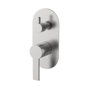 Lina Wall/Shower Mixer W Divertor Brushed Nickel by Haus25, a Laundry Taps for sale on Style Sourcebook