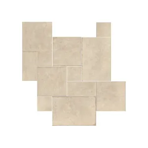 Pierre Beige Limestone Textured French Pattern Tile by Beaumont Tiles, a Outdoor Tiles & Pavers for sale on Style Sourcebook