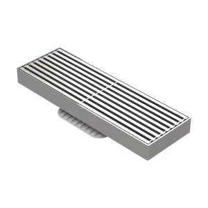 Art Bermuda Linear Grate 300x100x50mm 316 SSteel by Beaumont Tiles, a Shower Grates & Drains for sale on Style Sourcebook